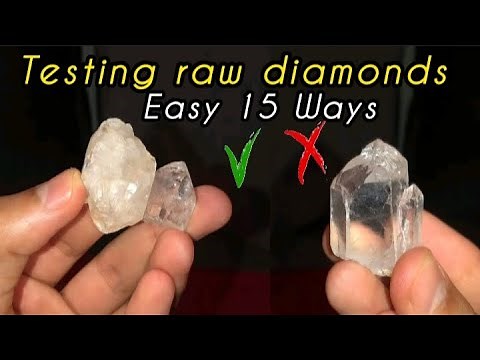 15 Ways to Identify Real Rough Diamonds at Home | Complete Diamond Guide