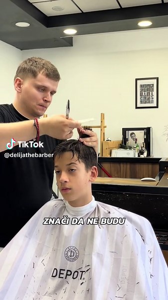 Delija The Barber: Modern French Crop Hairstyle Tutorial