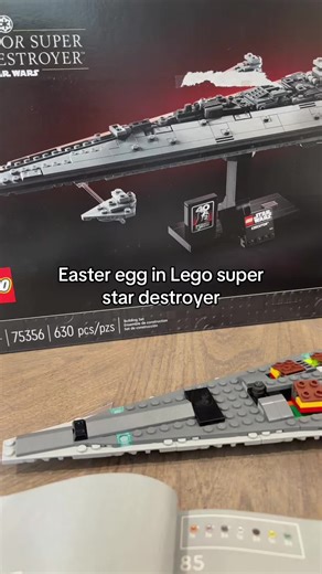 Discover the Easter Egg in the Lego Super Star Destroyer