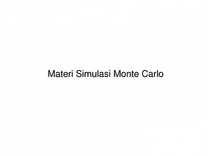 Materi Simulasi Monte Carlo - SlideServe