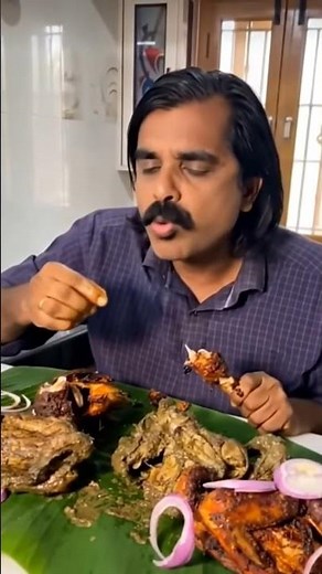 "Chicken Eating ASMR | Extreme Satisfying & Relaxing Eating Sounds | #chicken #food #ytshorts