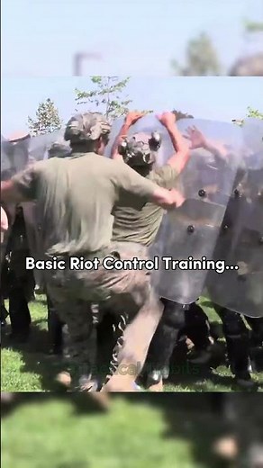 Military Riot Control Training