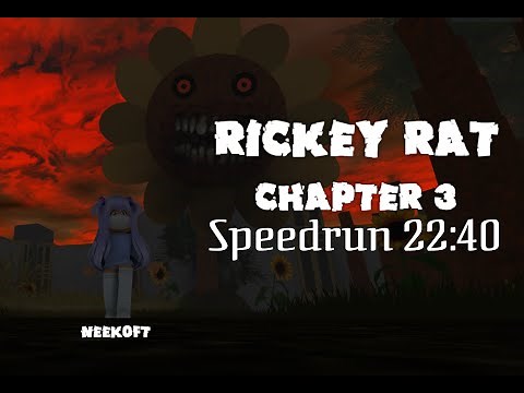 Roblox Rickey Rat CHAPTER 3 Speedrun 22:40 Solo