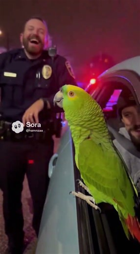 Parrot Roast Cops | Funniest Talking Parrot Ever! #funny #pet #bird #birds