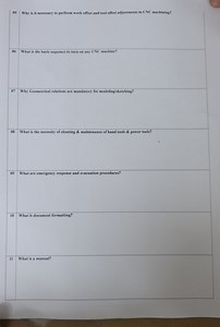 Why is it necessary to perform work offset and tool offset adju... | Filo