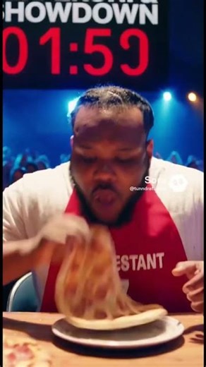 Pizza eating competition eating 50 pizzas #fyp #shorts #food