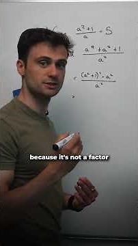 How to Sketch Algebraic Fractions on a Graph