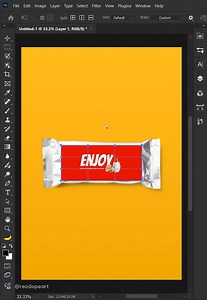 How to create a cookie packaging mockup in adobe photoshop #recdope | Recdope