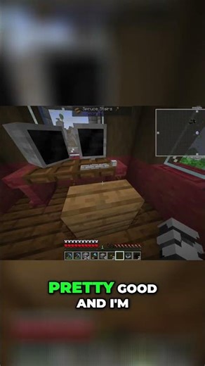 Minecraft Masterpiece Building a Functional Computer Desk! #minecraft #gaming