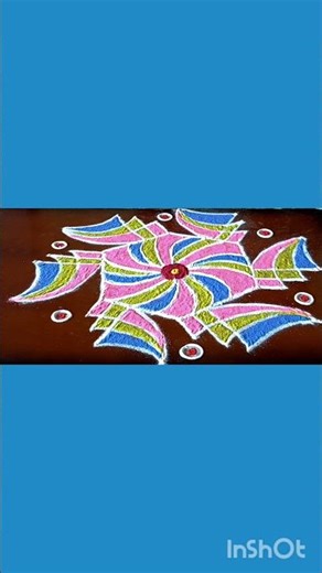 #Simple colourfullrangoli#easyrangoli#forbiginers#muggulu#rangoli#moondrai sri arts & samayal