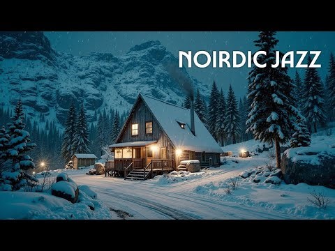 Cozy Cabin Winter Jazz ~ Atmospheric Nordic Chill for Relaxation & Study Music
