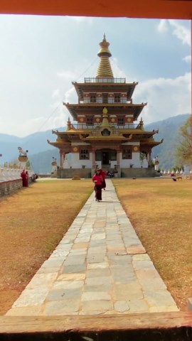 Himalayan Harmony: Drone Views of Bhutan's Wonders.