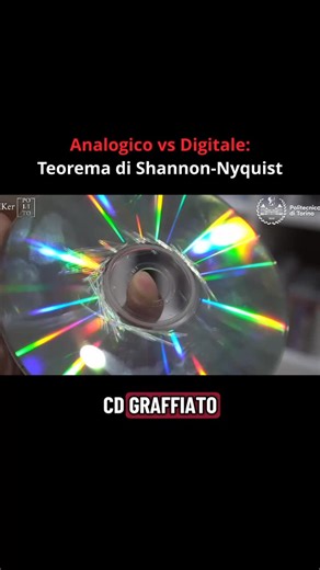Ker(PoliTo) on Instagram: "📀 Meglio VINILE o CD? 🤔 In questo reel esploriamo alcune differenze fondamentali tra audio analogico e digitale. 🎶 Il passaggio dai sistemi analogici a quelli digitali ha portato tanti vantaggi. Ma alla base di questo processo c’è anche la matematica, in particolare il teorema di Shannon–Nyquist. 🧮 👉 Guarda il video completo su YouTube per approfondire! Link in bio 🔗 💬 Scrivici cosa ne pensi nei commenti! 👇 #math #university #school #learn #cd"
