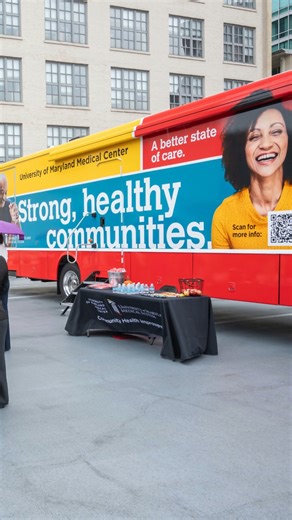 We're proud to celebrate the ribbon-cutting of the new University of Maryland Medical Center Community Health Mobile Van, which further expands upon the University of Maryland Medical System's ongoing commitment to West Baltimore. Staffed by UMMC’s Community Health Improvement team, the van brings care directly to residents through health screenings and prevention programs. It connects them to vital resources and follow-up care, building a stronger, healthier Baltimore. | University of Maryland 