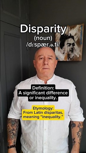 How to pronounce Disparity! English Pronunciation, Meaning, Synonyms, Etymology, and Examples!