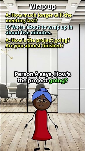 "Wrap up": What does it mean in English? [ ForB English Lesson ] #shorts