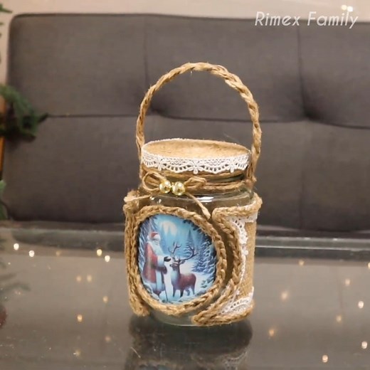 DIY Christmas Glass Jar Decorations | Rimex Family