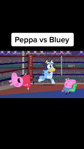 Peppa Pig VS Bluey: A Fun Cartoon Showdown