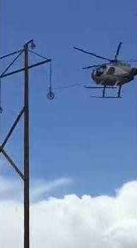 Helicopter Stringing Conductor