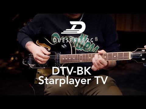 Duesenberg DTV BK StarplayerTV Electric Guitar Demo