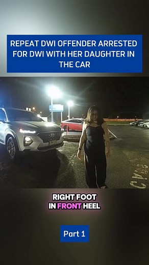 Repeat Dwi Offender Arrested For Dwi With Her Daughter In The Car | Bodycam CrimeCam