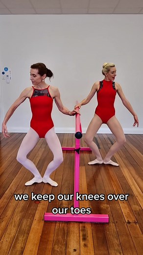 Plié means “to bend”. #idancedaily #balletclass #ballettips #barre #freeballet #dance #ballet #adultballet #motherdaughter #motherdaughterduo #ballet #getfit #homeworkout #adultballetcommunity #beginnerballet #plie #balletteacher #balletdancer