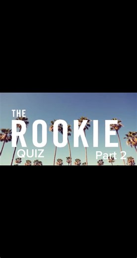 This took so long to make #therookie #therookiequiz