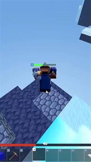1v2 block trap🔥 #roblox #bedwars | Roblox
