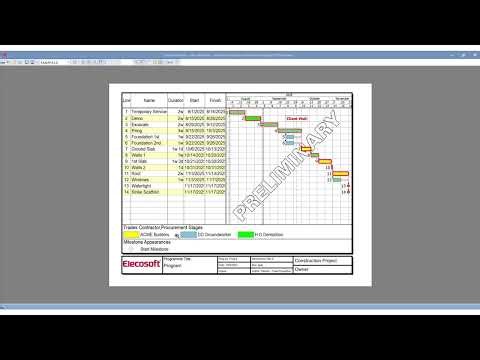 Asta Powerproject Trial Lesson 3: Produce quality output