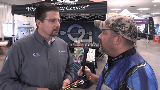 We stopped by the Q2i Archery booth at the 2019 ASA Tour in Fort Mitchell, Ala., to learn about their new vanes coming to market this year. To shop all Q2i Archery vanes, click here: http://bit.ly/Q2iVanes | Lancaster Archery Supply