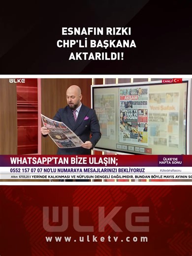 Esnafın Rızkı CHP'li Başkana Aktarıldı! Skandal Gerçek Deşifre Oldu