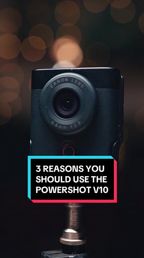 the powershot v10 is the perfect companion! ✨ #canoncamera #powershotv10 #canoncinema #videography #photography