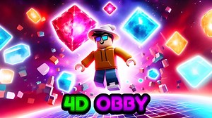 4D立体跑酷障碍赛 我能成功到达终点吗？【ROBLOX】