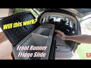 Front Runner Fridge Slide installed in Our Ford Everest, will it work?