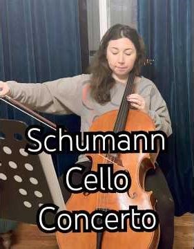 Schumann cello concerto. In process. #cello #schumann #cellosolo