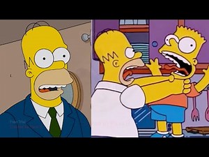 Homer Simpson Stops Strangling Bart