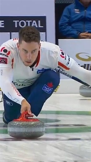 Canada's Brett Gallant has always been one heck of a shooter, demonstrated by these triple takeouts in back-to-back ends in 2019! He's at his second Olympics, competing in both mixed doubles and men's curling this year in Cortina! 🍁 | Grand Slam of Curling
