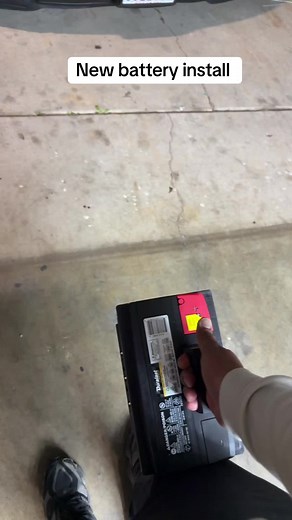 New Battery Installation for Truck Repairs
