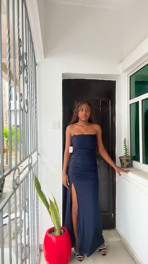 Beautiful royal blue dress on @Annabel Apara❤️ for 70k only. Get yours now #fashion #onlineshoppin | Anabel apara