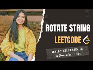 796. Rotate String | Leetcode Daily (POTD) 3 Nov 2024 | Java | Hindi | String