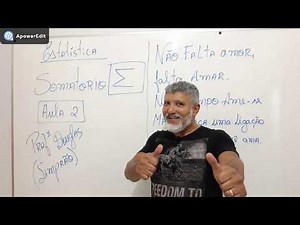 ESTATÍSTICA SOMATÓRIO AULA 01 | MATEMÁTICA COM SIMPRÃO