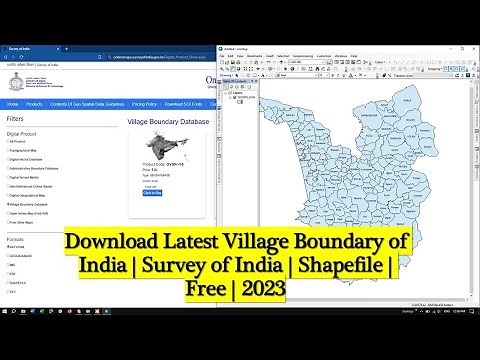 Download Latest Village Boundary of India | Survey of India | Shapefile | Free | 2023