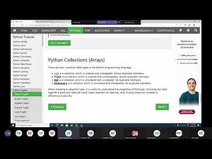 درس بايثون cours python 6 (Darija): Tuples