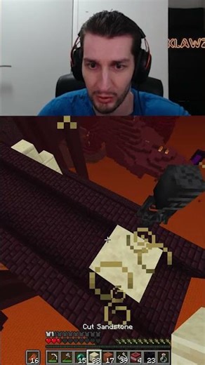 He gets trickshot #minecraft #speedrunning #mc