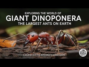 Exploring the World of Giant Dinoponera: The Largest Ants on Earth #Dinoponera#LargestAnt#AmazonAnt