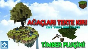 Aternos Tekte Tree Breaking Plugin Timber | Updated | Detailed Setup | Minecraft