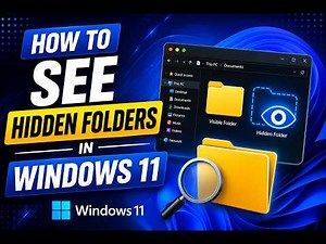 How to Unhide Hidden Folders in Windows 11