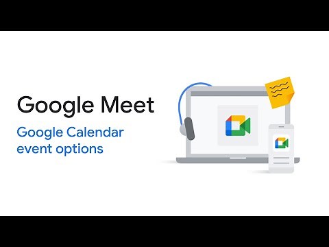Google Meet: Google Calendar event options