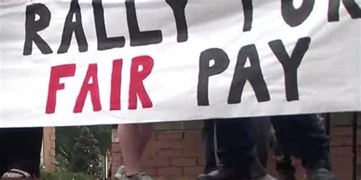 USM faculty and staff rally for competitive pay