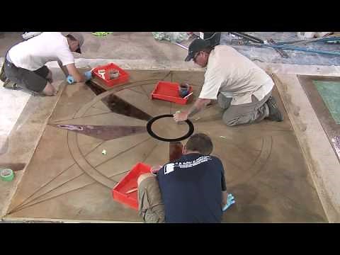 Saw Cutting Concrete Patterns & Designs